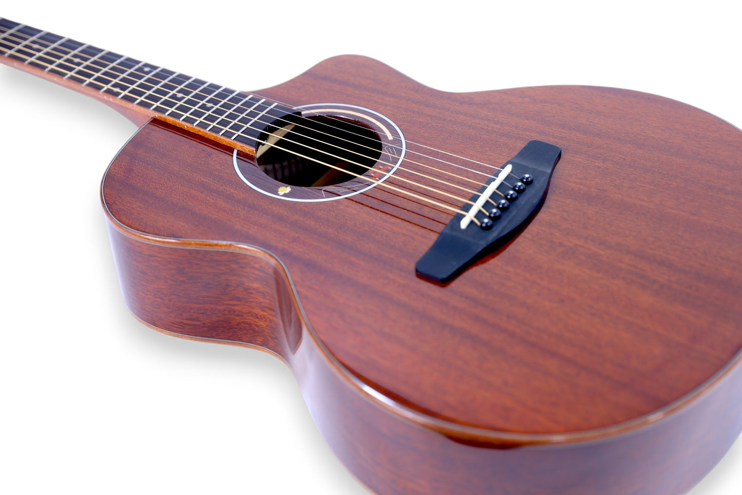 Carlos Marshello CSM38-AMH Solid Mahogany Acoustic Guitar - Deccan Retail