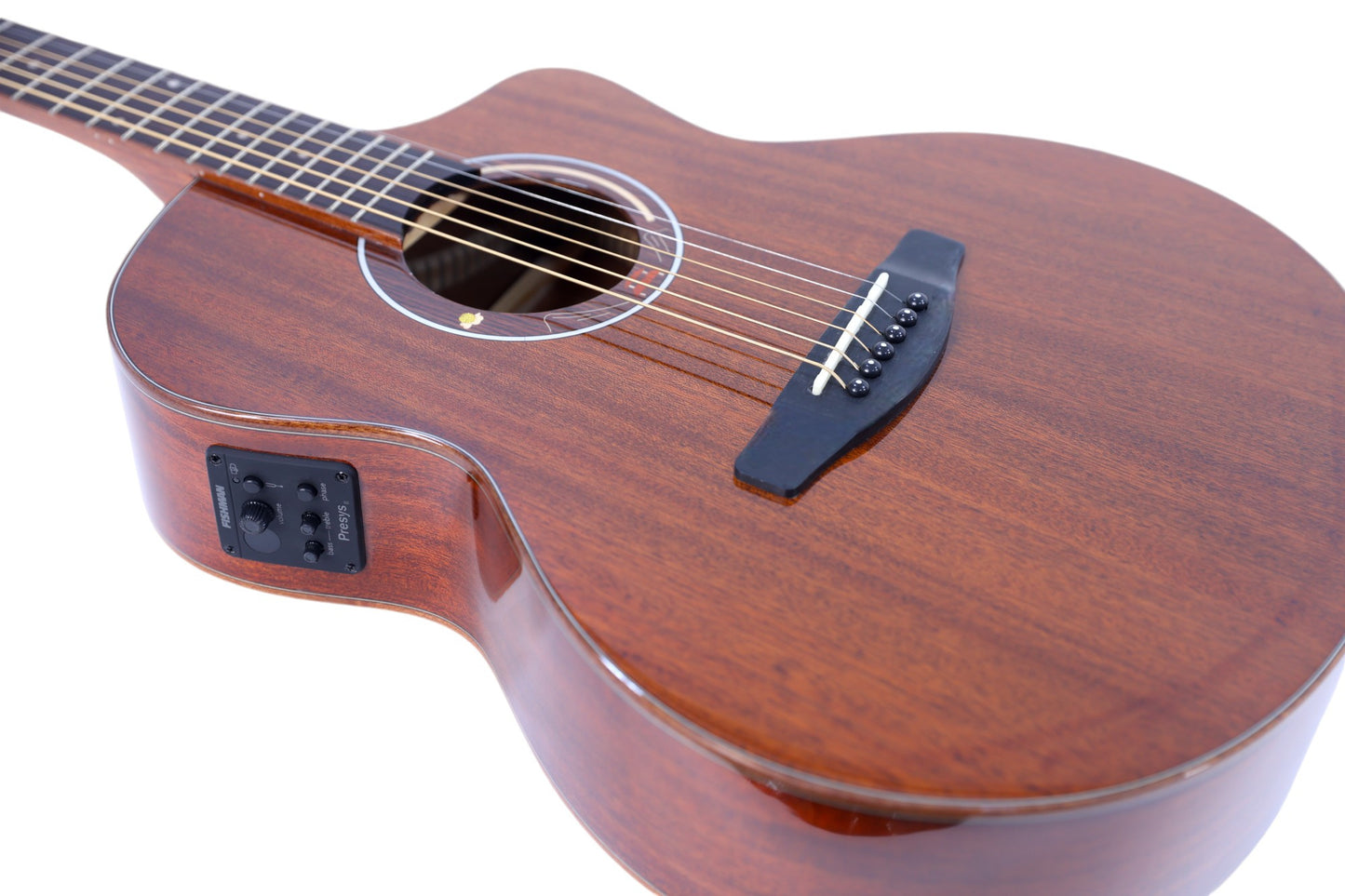 Carlos Marshello CSM38-AMH/P Solid Mahogany Semi Acoustic Guitar - Deccan Retail