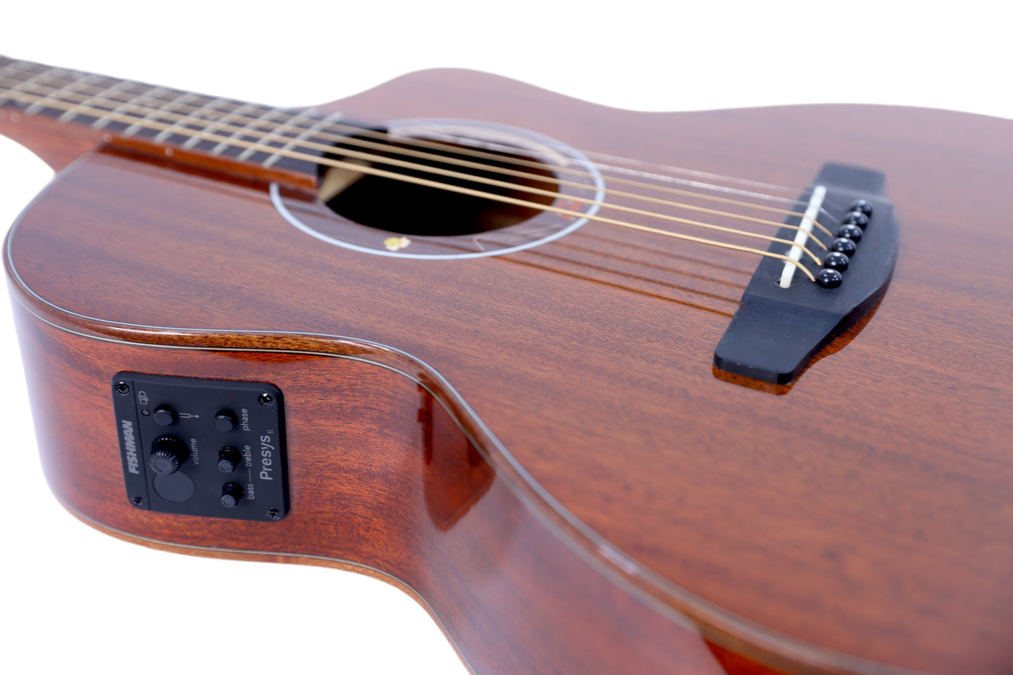 Carlos Marshello CSM38-AMH/P Solid Mahogany Semi Acoustic Guitar - Deccan Retail