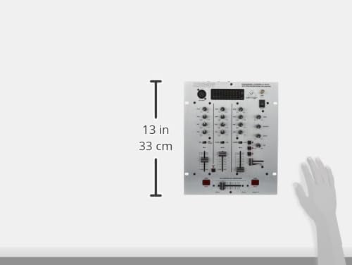 Behringer DX626 3-Channel DJ Mixer with XLR Connection – Black & White