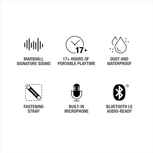 Marshall Willen II Portable Bluetooth Speaker – Cream - Deccan Retail