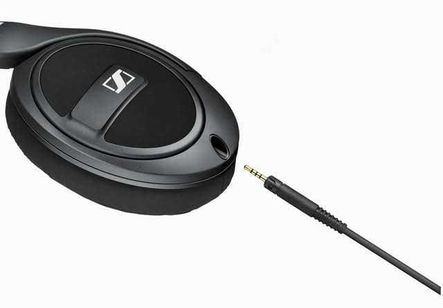 Sennheiser HD 569 Closed-Back Audiophile Headphones with E.A.R. Technology - Black - Deccan Retail