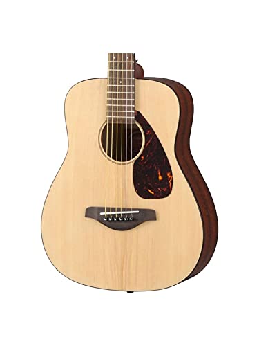 Yamaha Mahogany JR2 Acoustic Guitar 3/4 Size Travel Guitar With Guitar Bag, Belt, Plectrums & String Set. - Deccan Retail