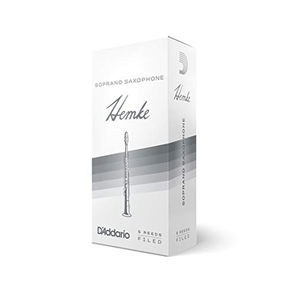 D'Addario Hemke Soprano Sax Reeds Strength 2.5 – 5 Pack - Deccan Retail