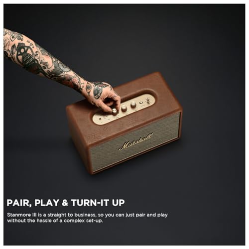 Marshall Stanmore III Bluetooth Home Speaker – Brown - Deccan Retail