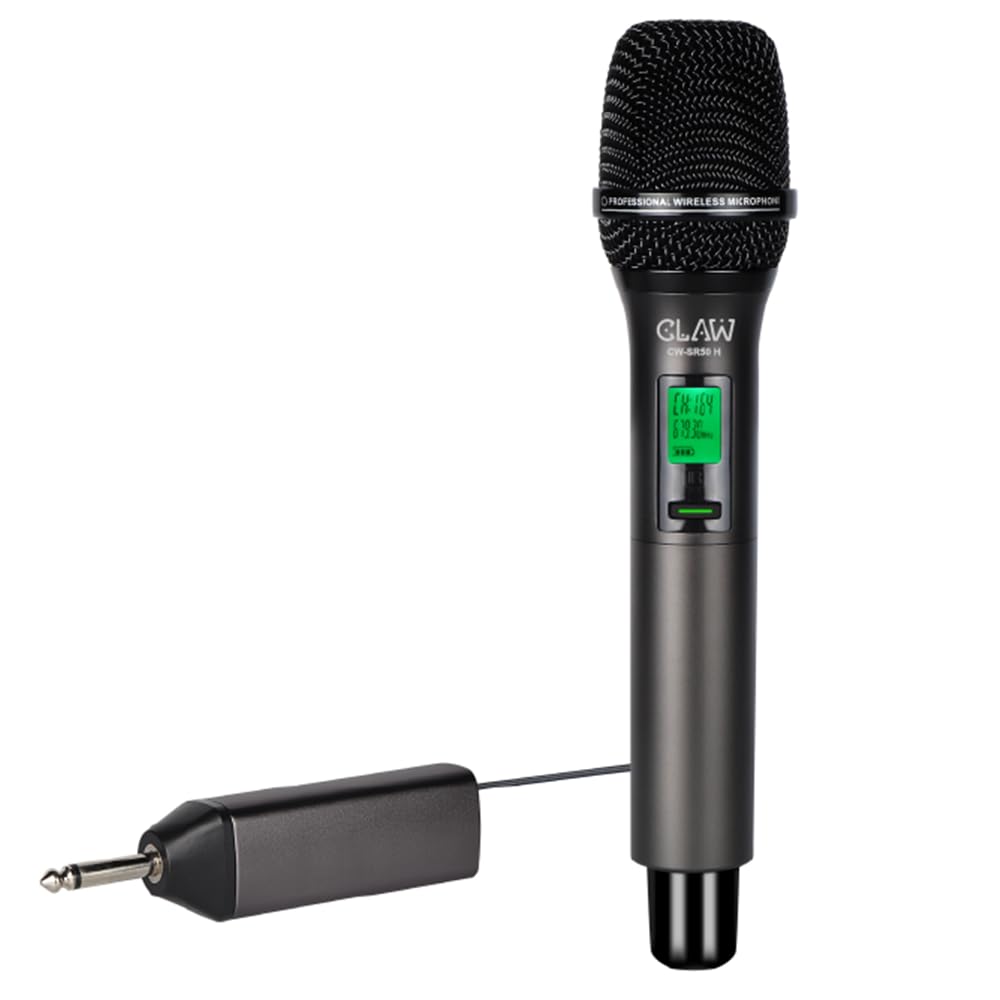 CLAW CW-SR50H UHF Wireless Dynamic Microphone – Plug & Play, 50m Range