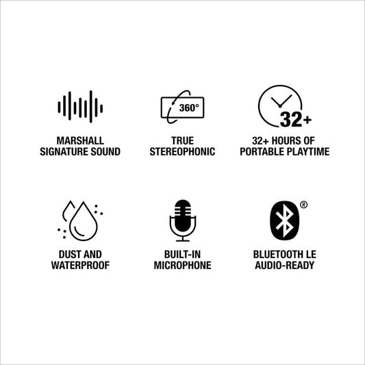 Marshall Emberton III Portable Bluetooth Speaker – Sage - Deccan Retail