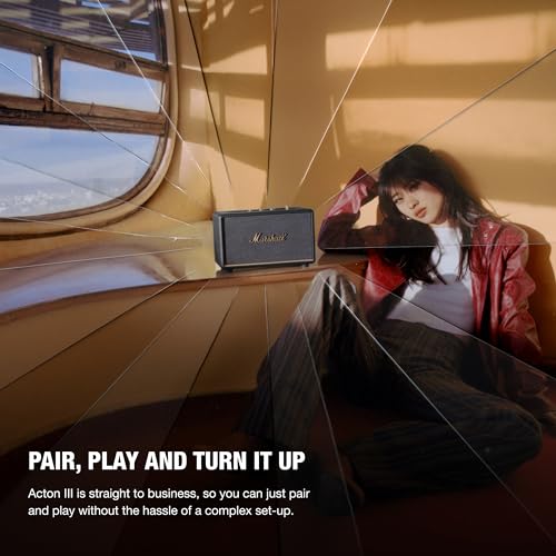 Marshall Acton III Bluetooth Home Speaker – Black - Deccan Retail