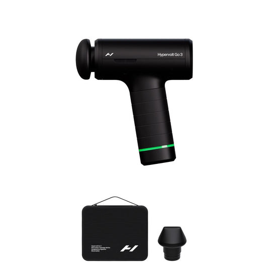 Hyperice Hypervolt Go 3 Compact Handheld Percussion Massage Gun – Black - Deccan Retail