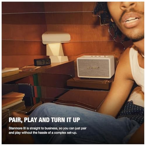Marshall Stanmore III Bluetooth Wireless Speaker – Cream - Deccan Retail