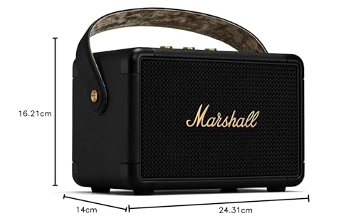 Marshall Kilburn II Portable Bluetooth Speaker Black Brass