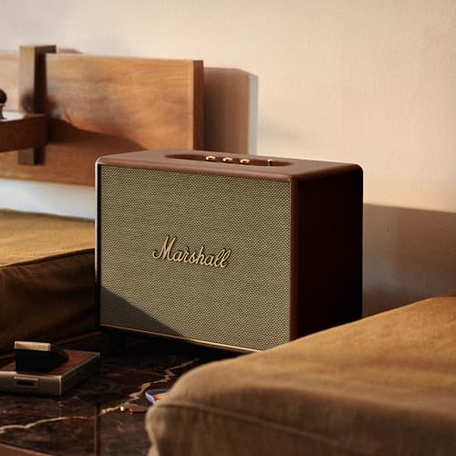 Marshall Woburn III Home Speaker – Brown - Deccan Retail