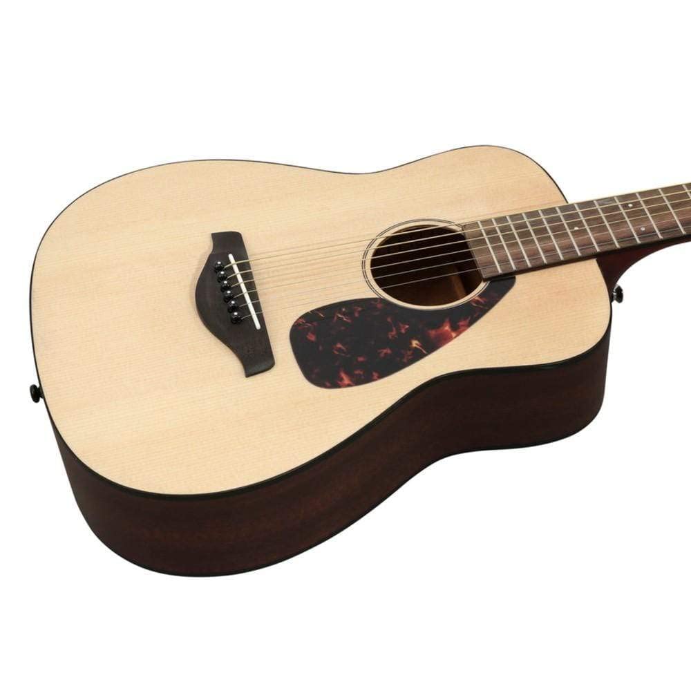 Yamaha Mahogany JR2 Acoustic Guitar 3/4 Size Travel Guitar With Guitar Bag, Belt, Plectrums & String Set. - Deccan Retail