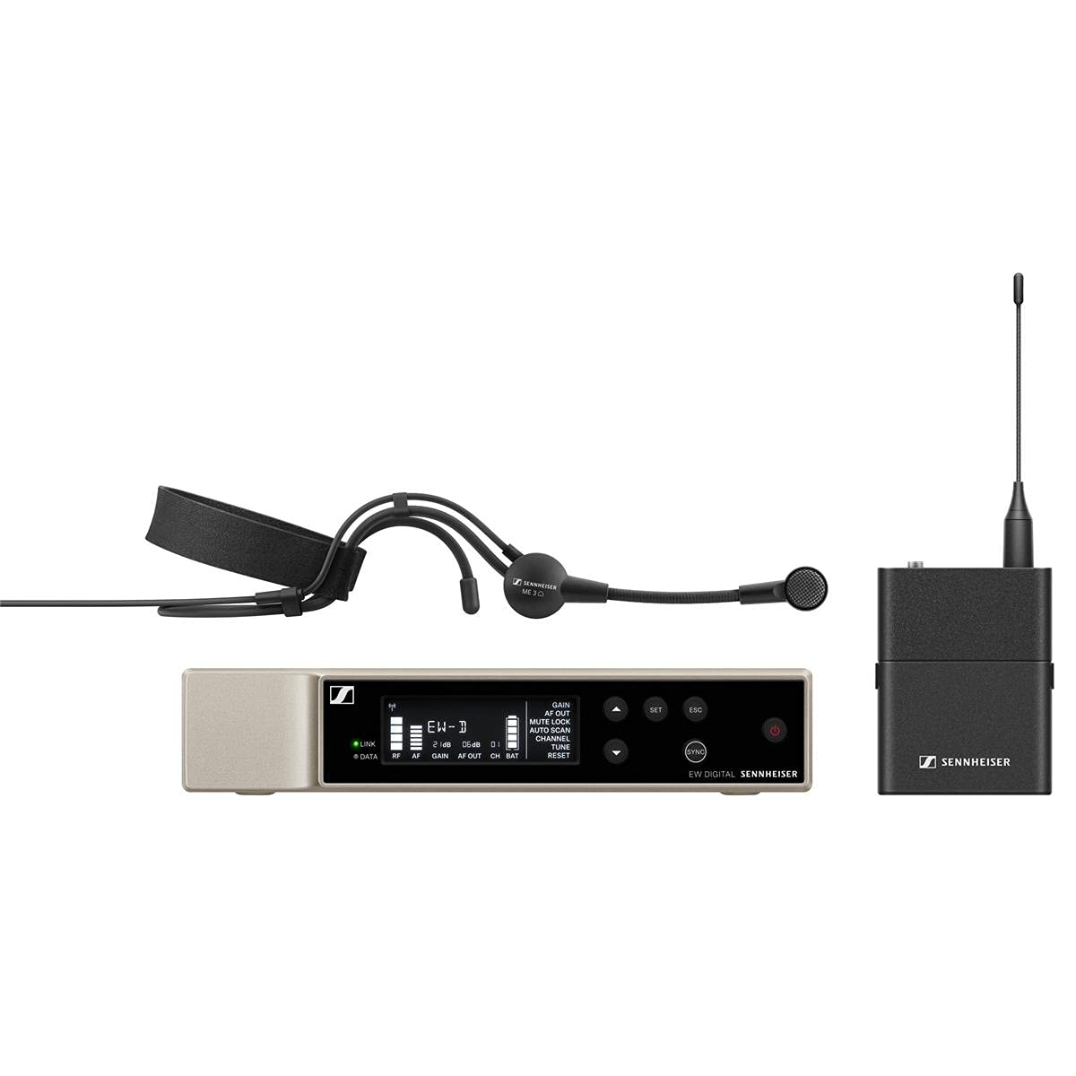 Sennheiser EW-D ME3 Headworn Wireless Microphone System - Deccan Retail