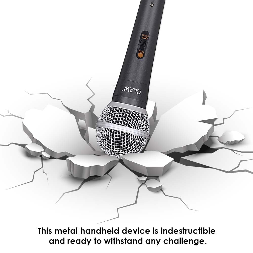 CLAW Raag MI58 Dynamic XLR Karaoke Wired Handheld Microphone with 16.4Ft Cable - Deccan Retail