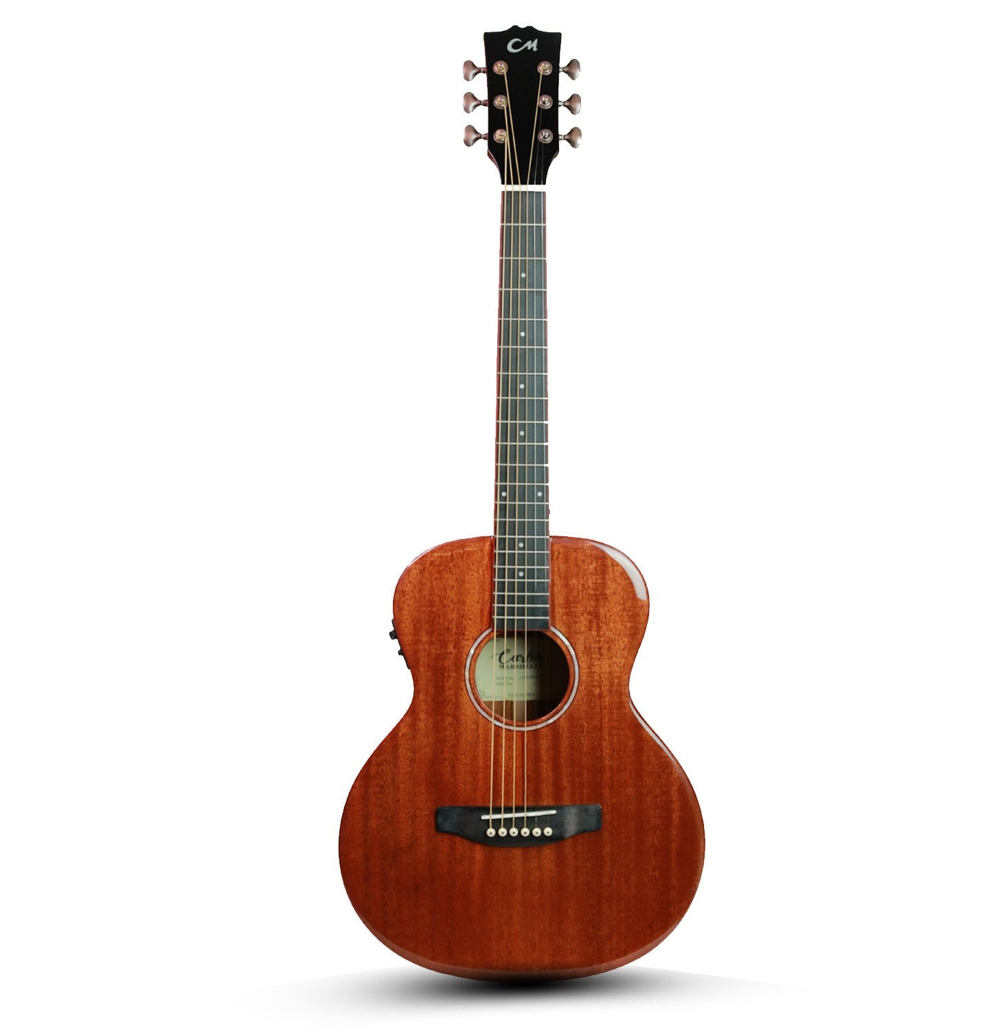 Carlos Marshello CSM38BR Solid Top Semi Acoustic Guitar - Deccan Retail