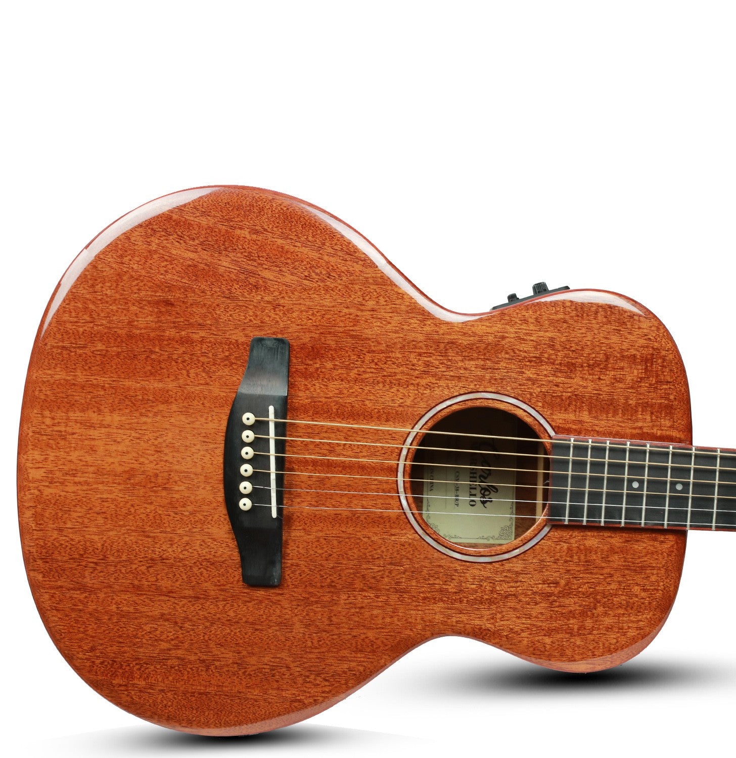 Carlos Marshello CSM38BR Solid Top Semi Acoustic Guitar - Deccan Retail