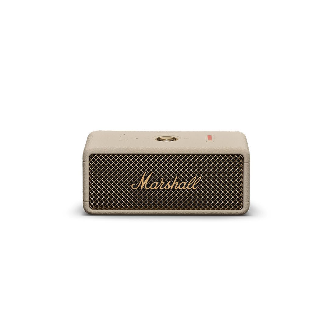 Marshall Emberton III Portable Bluetooth Speaker – Cream - Deccan Retail