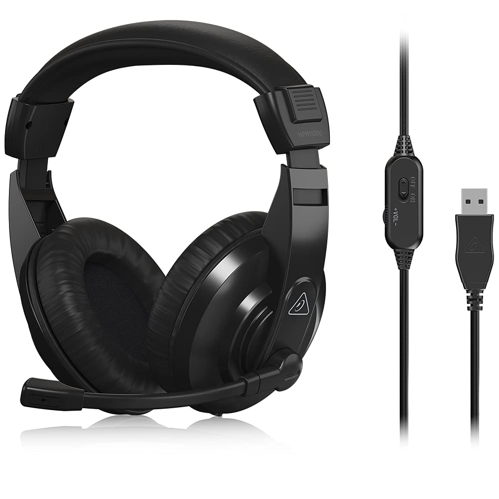 Behringer HPM1100U Multi-Purpose USB Stereo Headset with Microphone - Deccan Retail