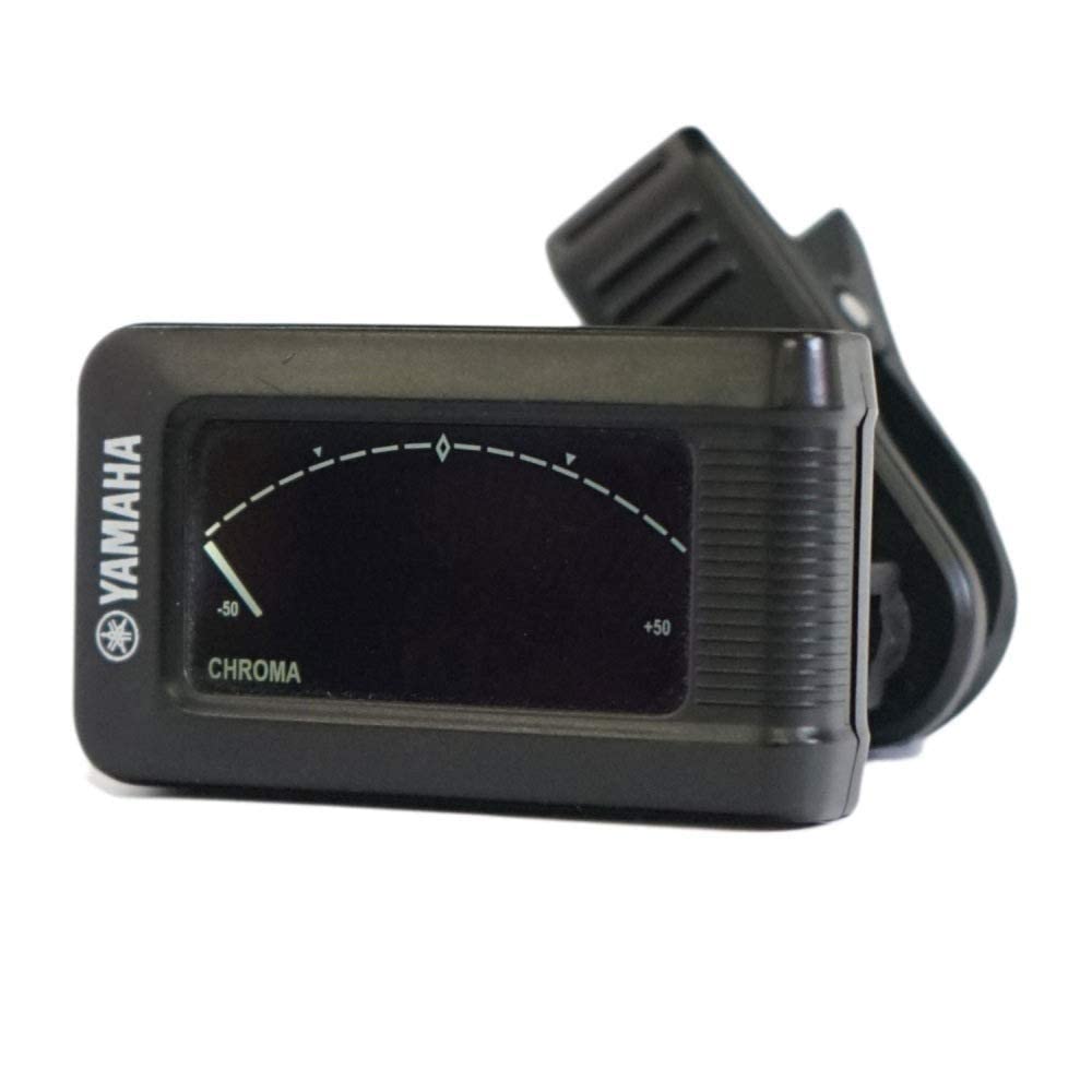 Yamaha YTC5 Guitar Tuner – Accurate Clip-On Tuner for Acoustic, Electric & Bass Guitars, Easy to Use, Compact & Portable, Fast and Precise Tuning
