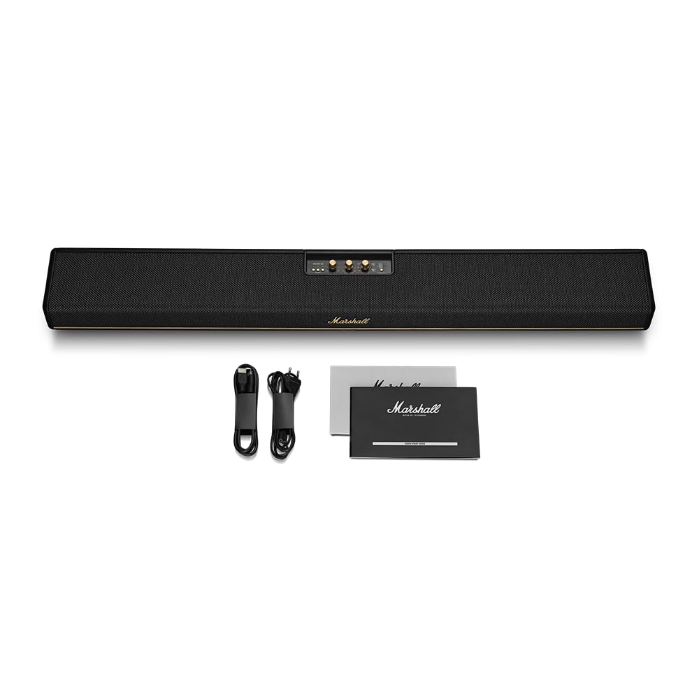 Marshall Heston 120 Dolby Atmos Soundbar – Black - Deccan Retail