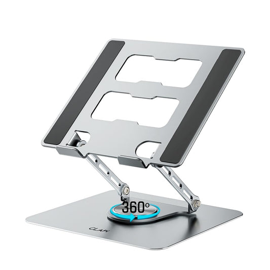CLAW Lift Pro X11 Laptop Stand with 360° Rotating Base & Multi-Angle Adjustment - Deccan Retail