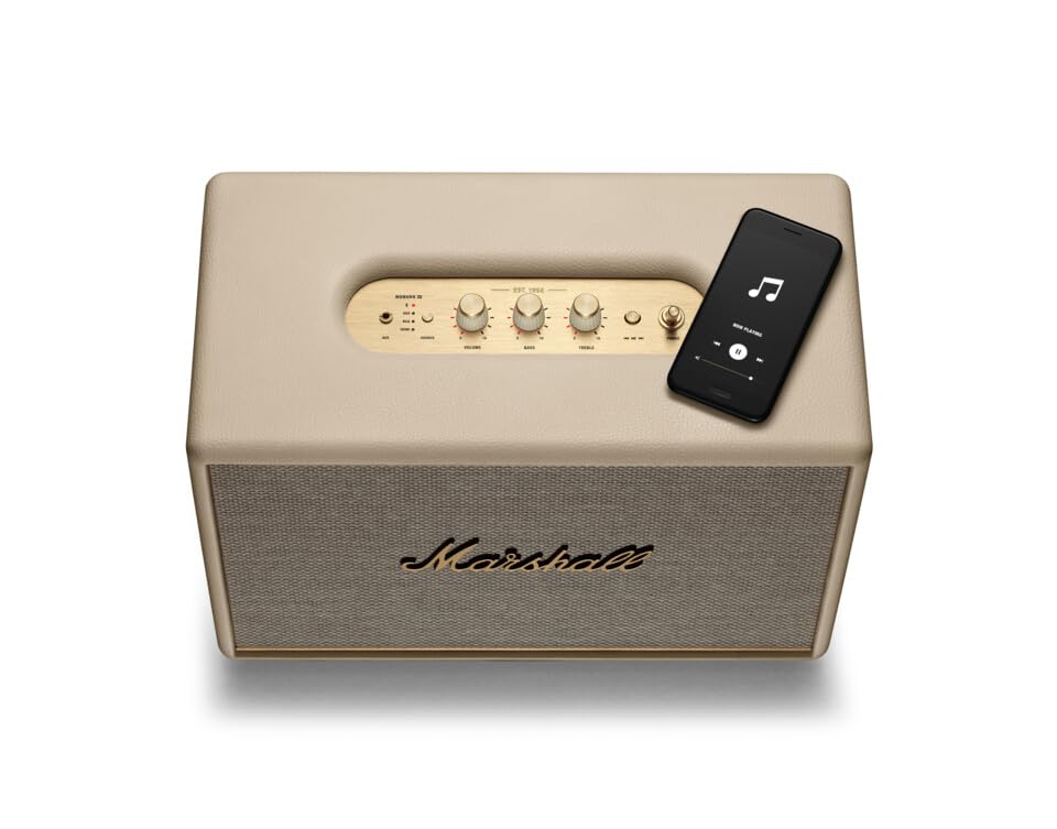 Marshall Woburn III Home Speaker – Cream - Deccan Retail