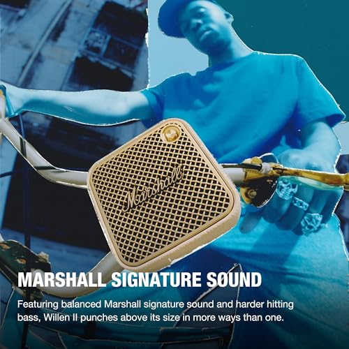 Marshall Willen II Portable Bluetooth Speaker – Cream - Deccan Retail