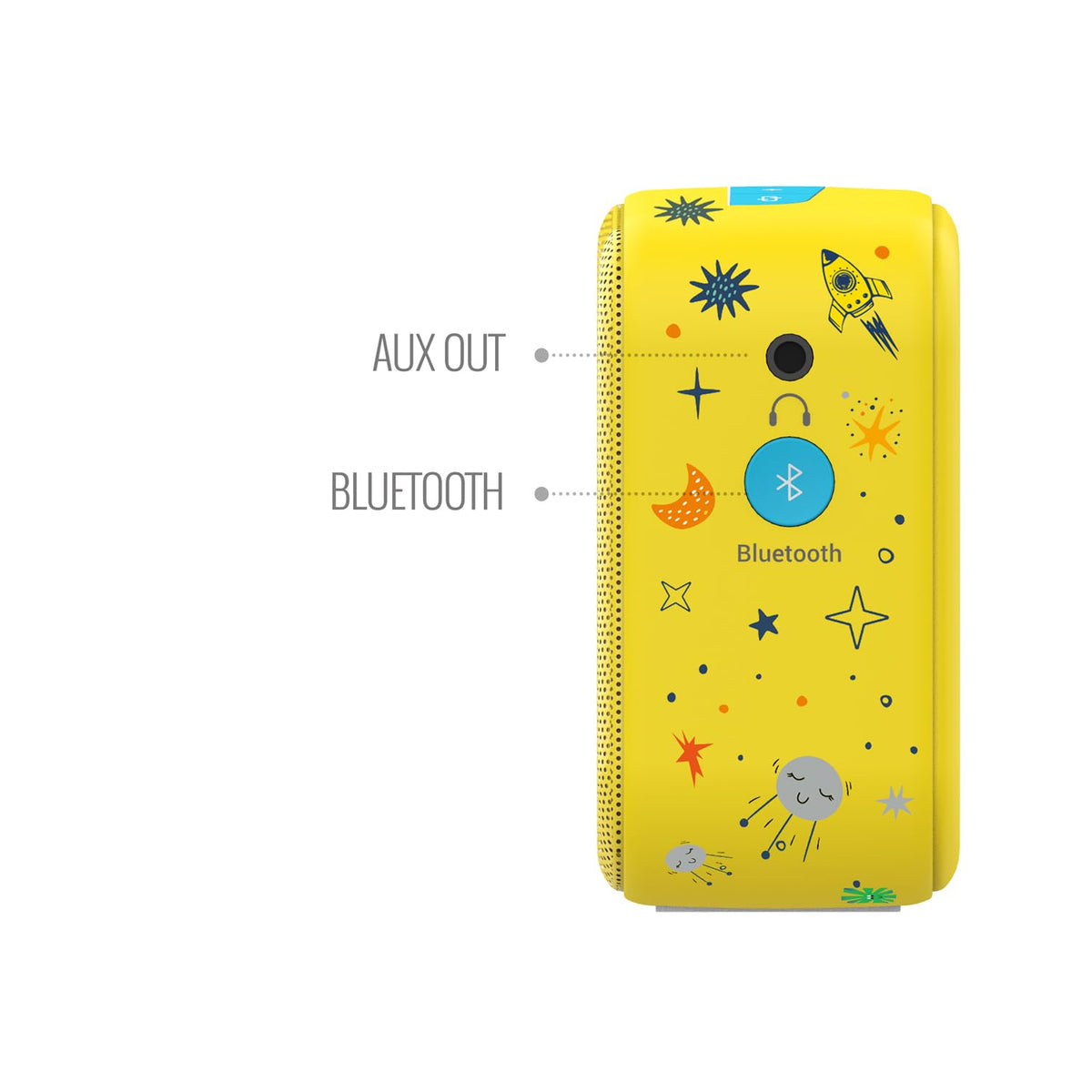 Saregama Carvaan Mini Kids with Wireless Mic - Baby Yellow