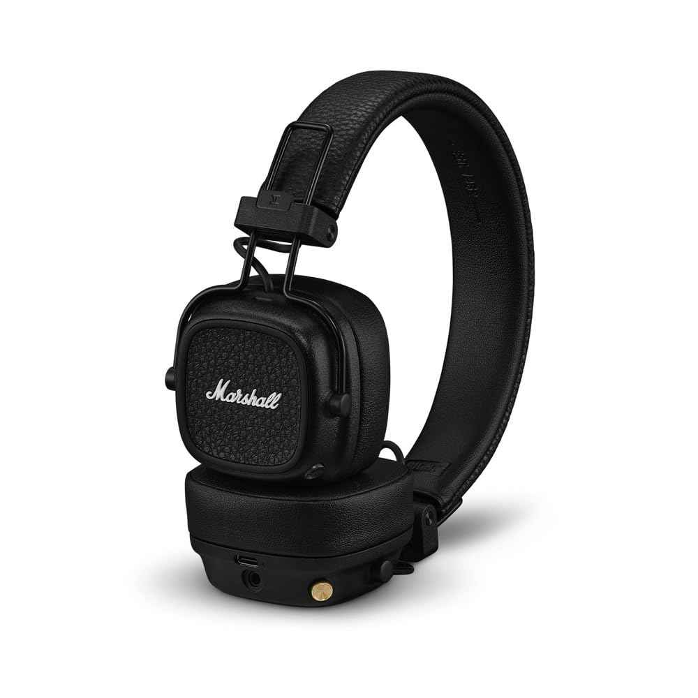 Marshall Major V Wireless Headphones - Premium Sound Quality, Comfort, and Stylish Design