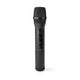 NEDIS Wireless Microphone, UHF Cordless Handheld Mic System, 50m Range, with Portable Receiver, Volume Control and 6.35mm 1/4” Plug, for Amplifier, PA, Karaoke