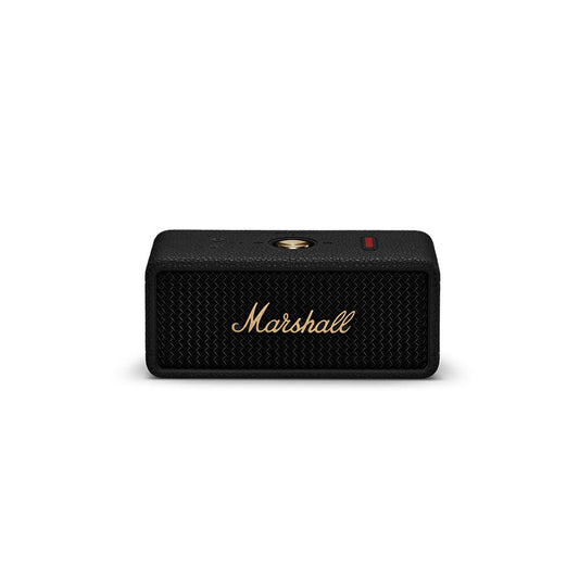 Marshall Emberton III Portable Bluetooth Speaker – Black & Brass - Deccan Retail