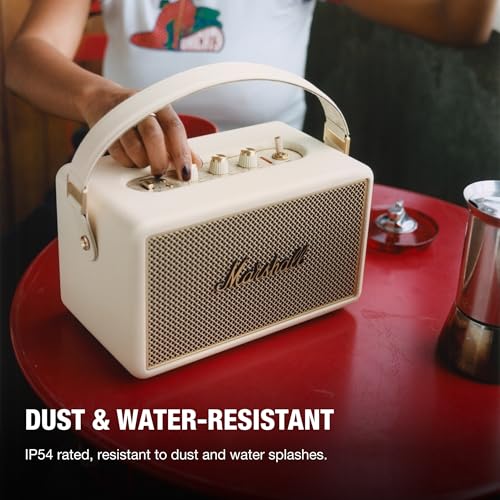 Marshall Kilburn III Portable Bluetooth Speaker – Cream - Deccan Retail