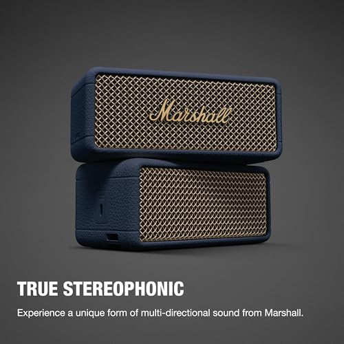 Marshall Emberton III Portable Bluetooth Speaker – Midnight Blue - Deccan Retail
