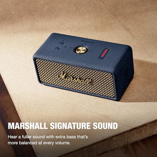 Marshall Emberton III Portable Bluetooth Speaker – Midnight Blue - Deccan Retail