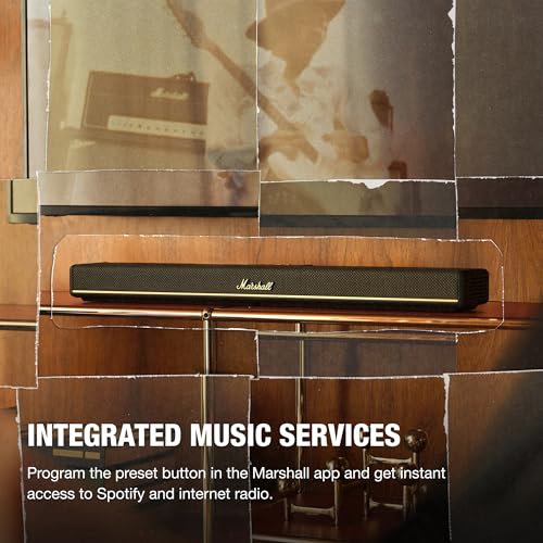 Marshall Heston 60 Dolby Atmos Soundbar – Black - Deccan Retail
