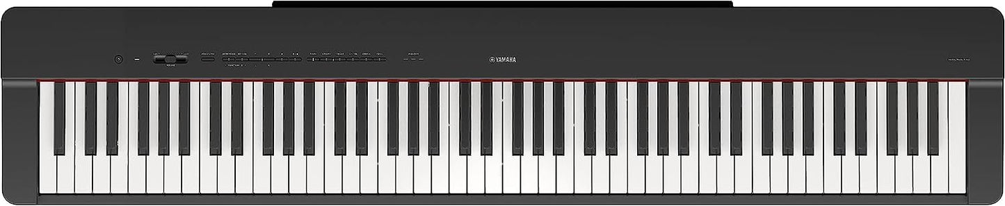 Yamaha P-225B 88-Key Digital Piano with Weighted Keys – Black