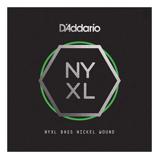 D'Addario NYXL Nickel Wound Bass Guitar Single String Long Scale .100 Tapered (NYXLB100T) - Deccan Retail