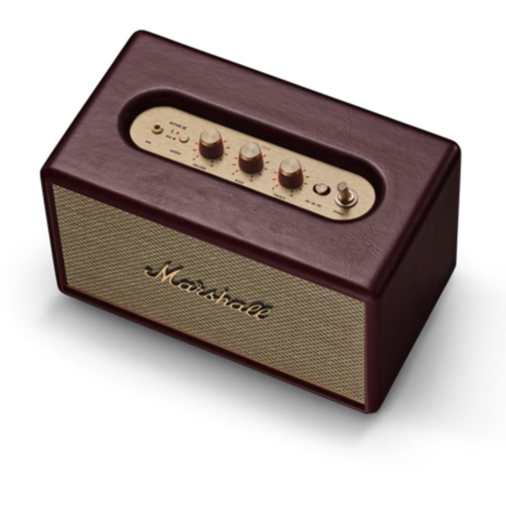 Marshall Acton III Stereo Home Speaker – Burgundy