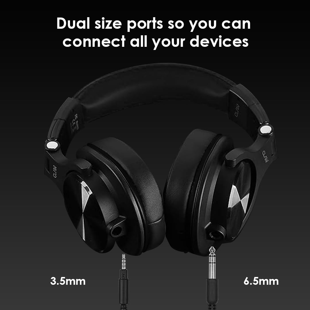 CLAW SM50 Pro Professional Studio Monitoring DJ Wired Over-Ear Headphones - Deccan Retail