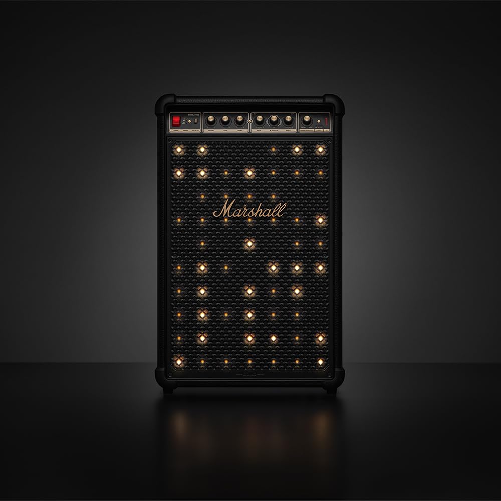 Marshall Bromley 750 Portable Party Speaker – Black & Brass - Deccan Retail