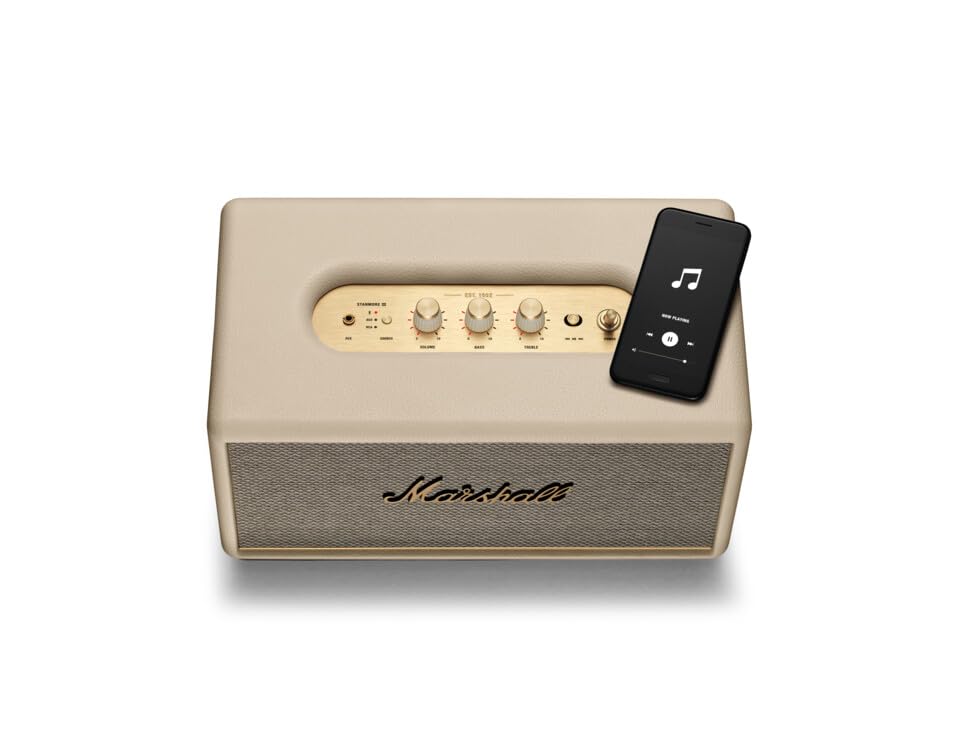 Marshall Stanmore III Bluetooth Wireless Speaker – Cream - Deccan Retail