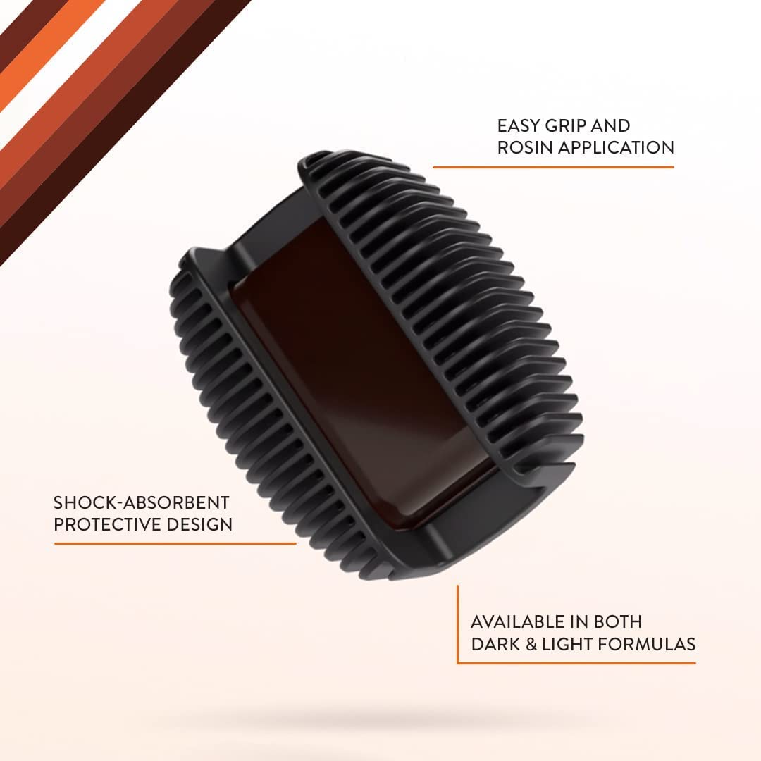 D'Addario Violin Rosin Guard with Dark Rosin for String Instruments - Deccan Retail