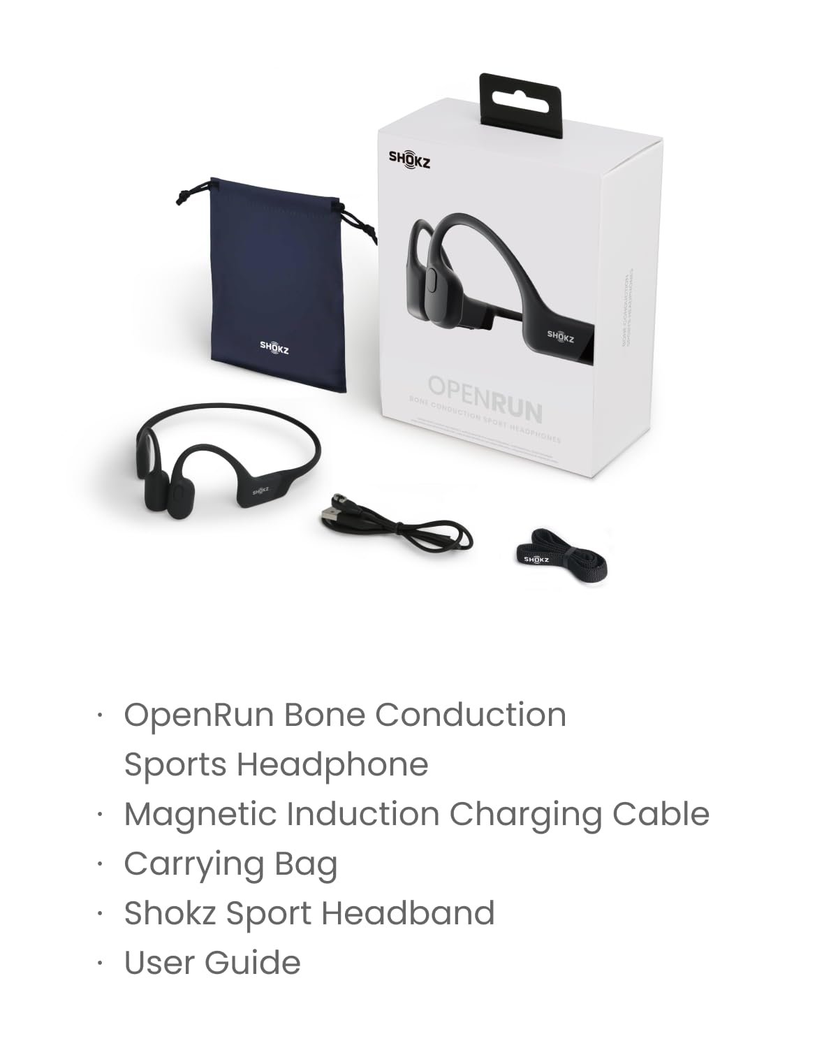 SHOKZ OpenRun – Cosmic Black - Deccan Retail