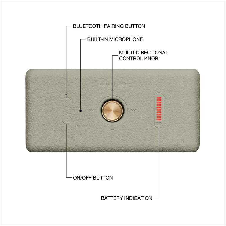 Marshall Emberton III Portable Bluetooth Speaker – Sage - Deccan Retail