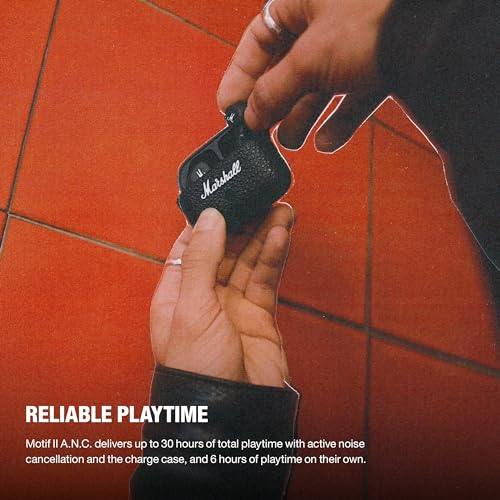 Marshall Motif II ANC True Wireless Earbuds – Black - Deccan Retail