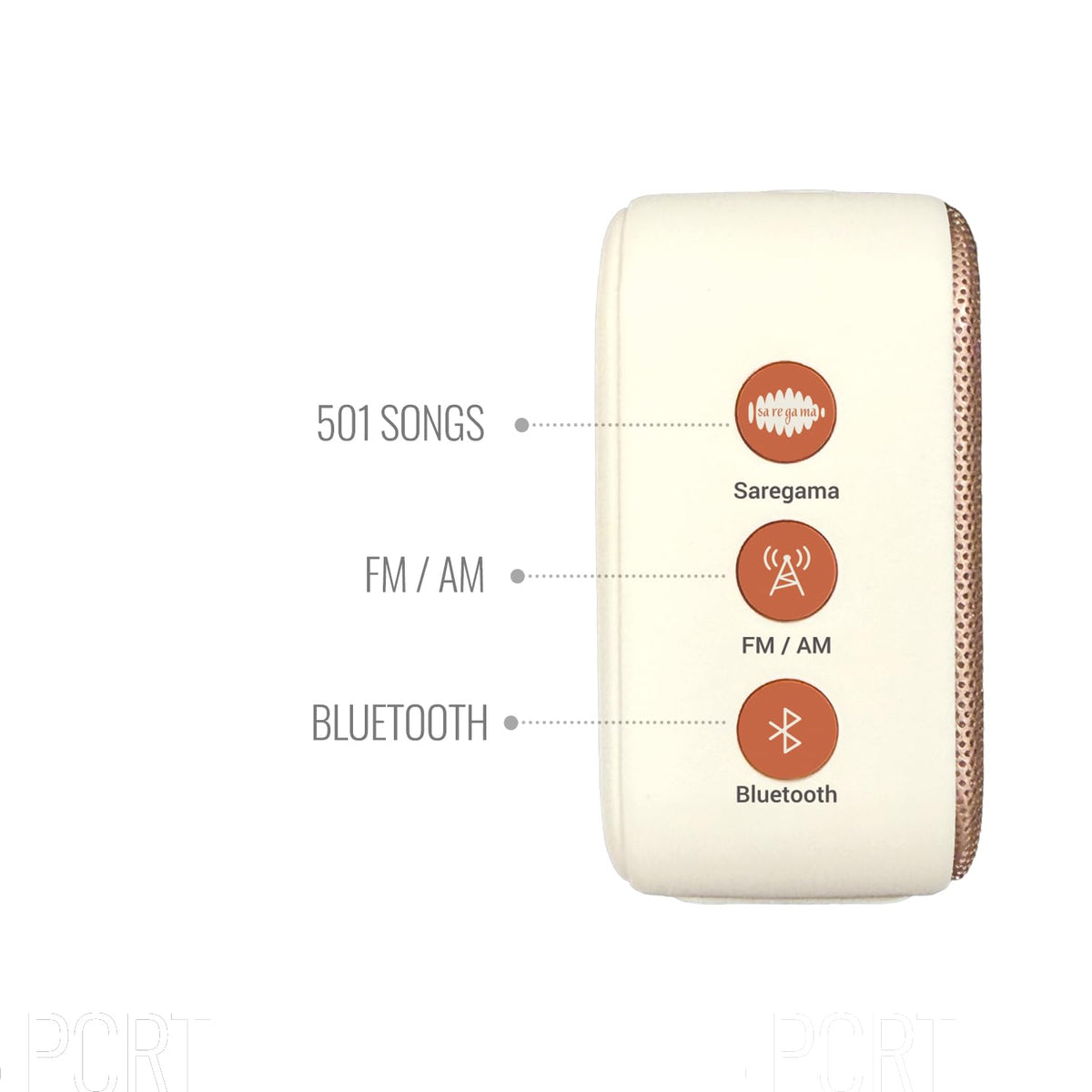 Saregama Carvaan Mini 2.0 Hindi - Imperial White