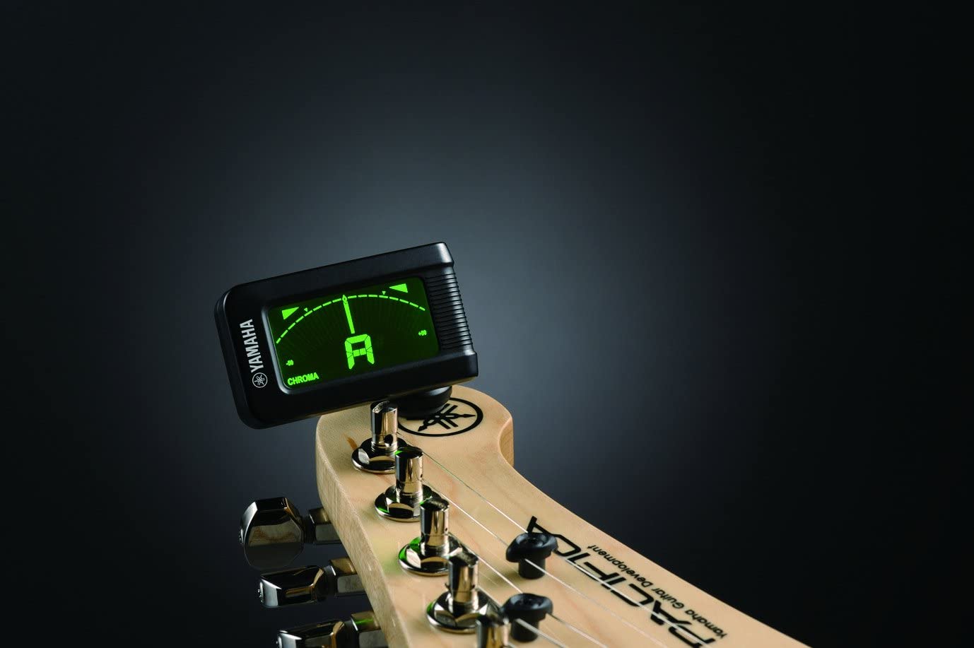 Yamaha YTC5 Guitar Tuner – Accurate Clip-On Tuner for Acoustic, Electric & Bass Guitars, Easy to Use, Compact & Portable, Fast and Precise Tuning