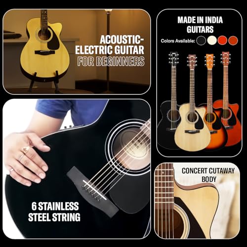 Yamaha FSX80C Semi-Acoustic Cutaway Guitar – Natural Finish - Deccan Retail