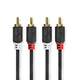 NEDIS Stereo Audio Cable | 2x RCA Male | 2x RCA Male | Gold Plated | 2.00 m